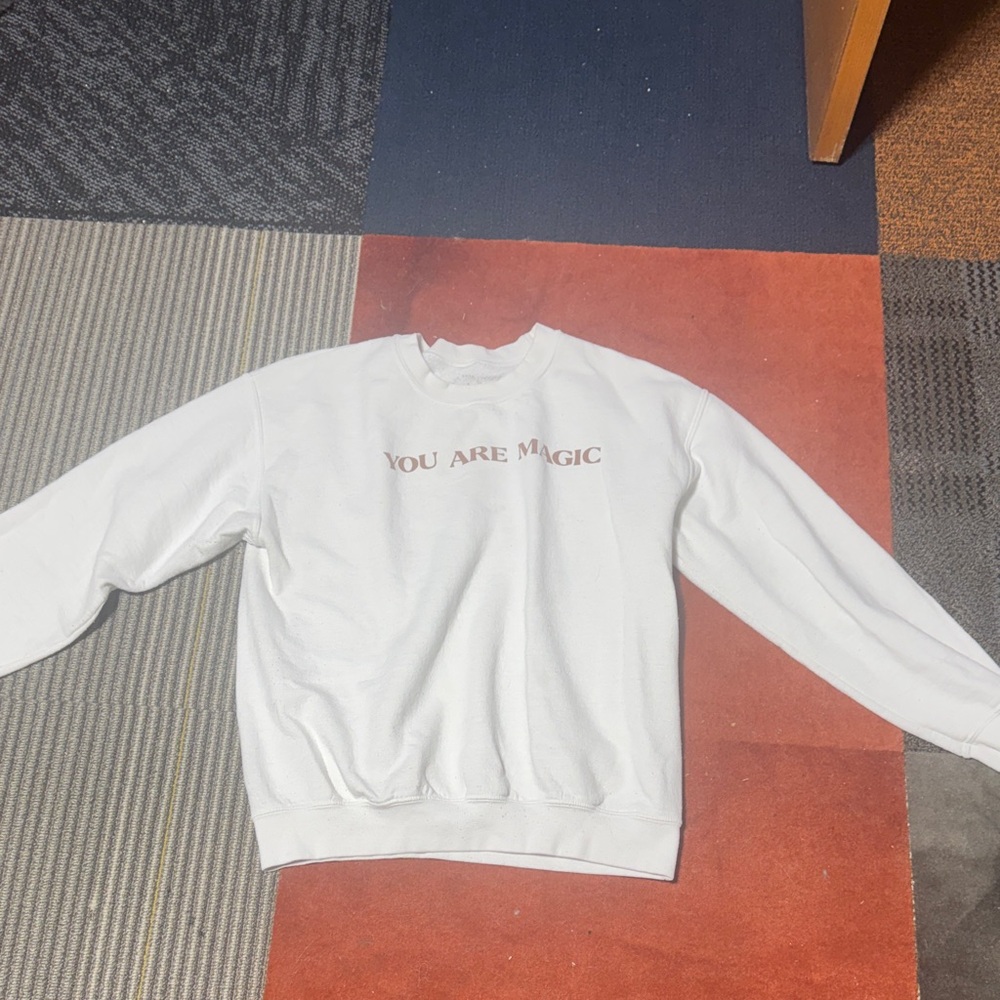 White 'You Are Magic' Sweatshirt